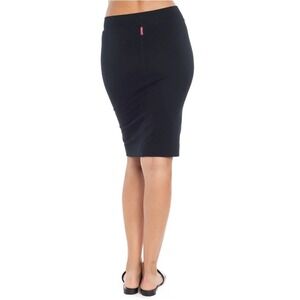 Hard Tail Forever Black Cotton Pencil Skirt Womens S Athleisure Casual Basic EUC